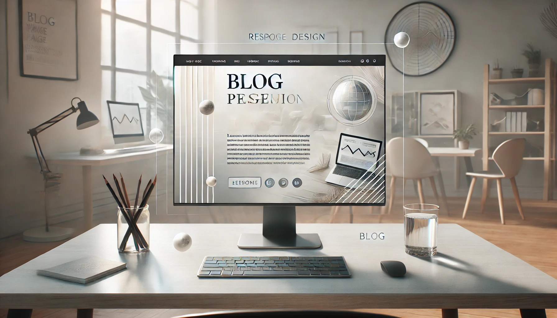 Page de blog moderne et responsive avec un design professionnel, optimisée pour une expérience utilisateur fluide et un meilleur référencement.