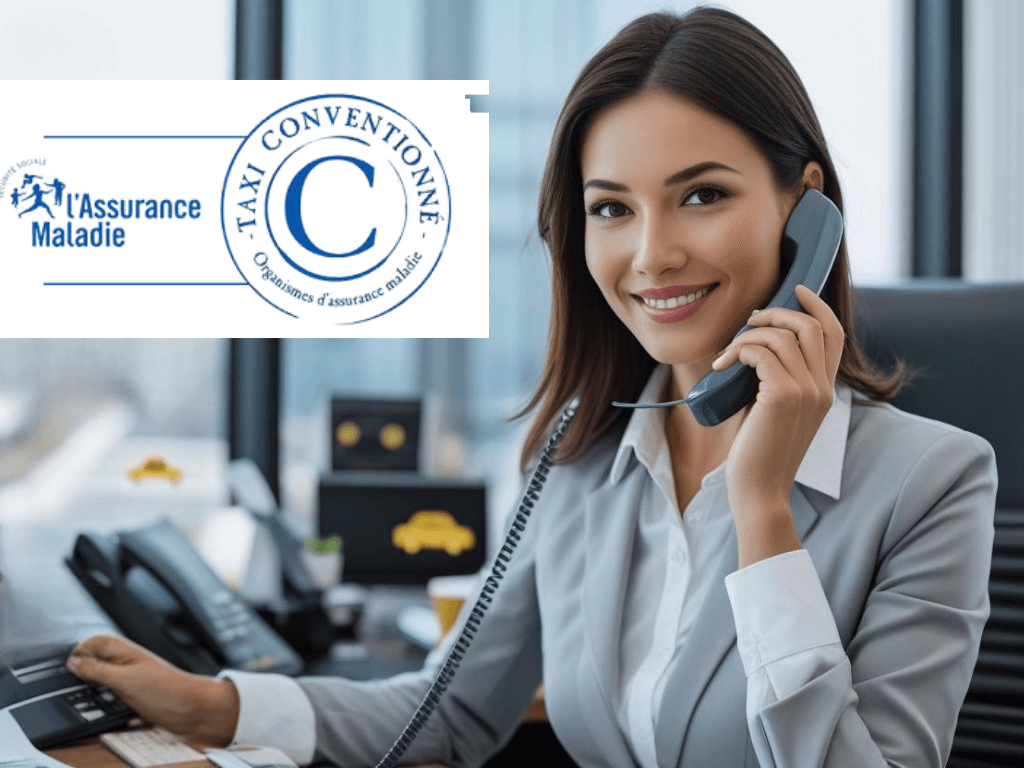 Taxi conventionné pour hôpital Édouard, Herriot Lyon